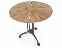Havemøbelland DaneLine Eva Teak Cafésæt - Ø70 cm - Grå
