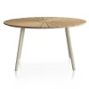 Havemøbelland DaneLine Eva Teak Havebord - Ø130 cm - Latte