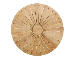 Havemøbelland DaneLine Eva Teak Havebord - Ø130 cm - Grå