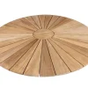 Havemøbelland DaneLine Eva Teak Havebord - Ø130 cm - Hvid