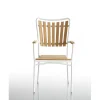Havemøbelland DaneLine Eva Teak Havemøbelsæt m/4 stole - 90x160 cm - Hvid