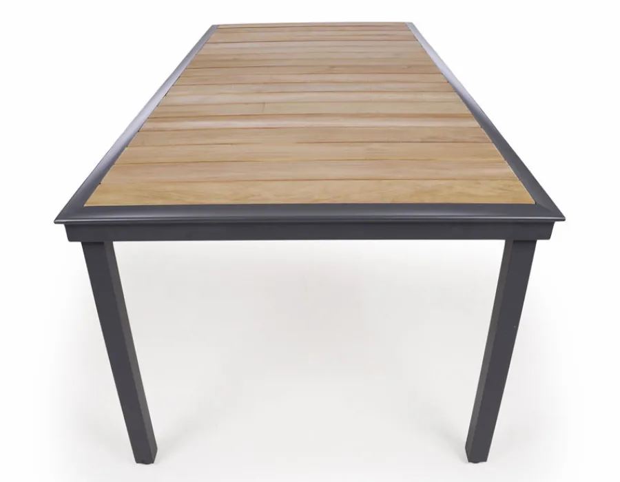 Havemøbelland DaneLine Eva Teak Havemøbelsæt - 102x219 cm - Grå