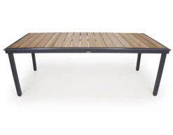 Havemøbelland DaneLine Eva Teak Havemøbelsæt - 102x219 cm - Grå