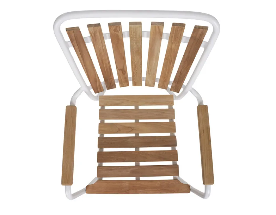 Havemøbelland DaneLine Eva Teak Havemøbelsæt - 102x219 cm - Hvid