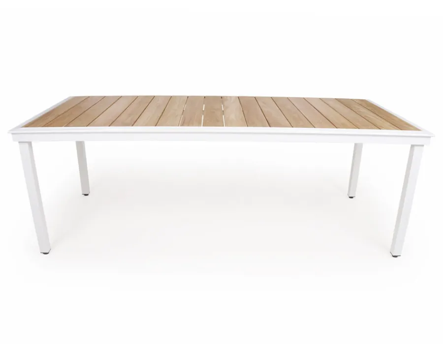 Havemøbelland DaneLine Eva Teak Havemøbelsæt - 102x219 cm - Hvid