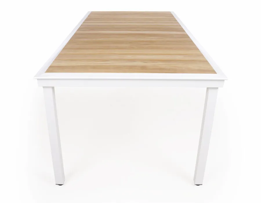 Havemøbelland DaneLine Eva Teak Havemøbelsæt - 102x219 cm - Hvid