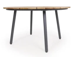Havemøbelland DaneLine Eva Teak Havemøbelsæt - Ø130 cm - Grå