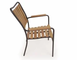 Havemøbelland DaneLine Eva Teak Havemøbelsæt - Ø130 cm - Grå