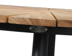 Havemøbelland DaneLine Eva Teak Havemøbelsæt - Ø130 cm - Grå