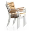 Havemøbelland DaneLine Eva Teak Havemøbelsæt - Ø130 cm - Hvid