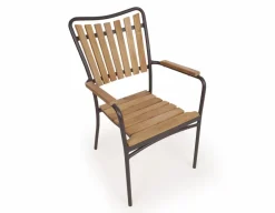 Havemøbelland DaneLine Eva Teak Havemøbelsæt - Ø150 cm - Grå
