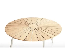 Havemøbelland DaneLine Eva Teak Havemøbelsæt - Ø150 cm - Latte