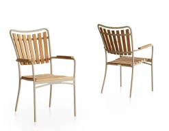 Havemøbelland DaneLine Eva Teak Havemøbelsæt - Ø130 cm - Latte