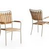 Havemøbelland DaneLine Eva Teak Havemøbelsæt m/4 stole - 90x160 cm - Latte