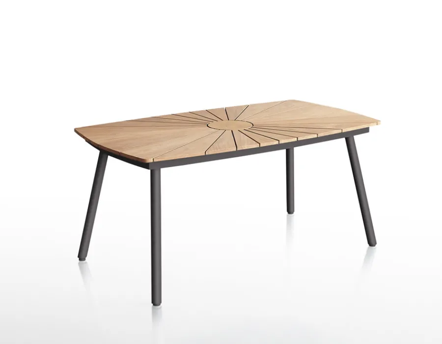 Havemøbelland DaneLine Eva Teak Havemøbelsæt m/bænk+2 stole - 90x160 cm - Grå