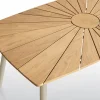 Havemøbelland DaneLine Eva Teak Ovalt Havebord - 90x160 cm - Latte