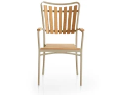 Havemøbelland DaneLine Eva Teak Stabelstol - Latte
