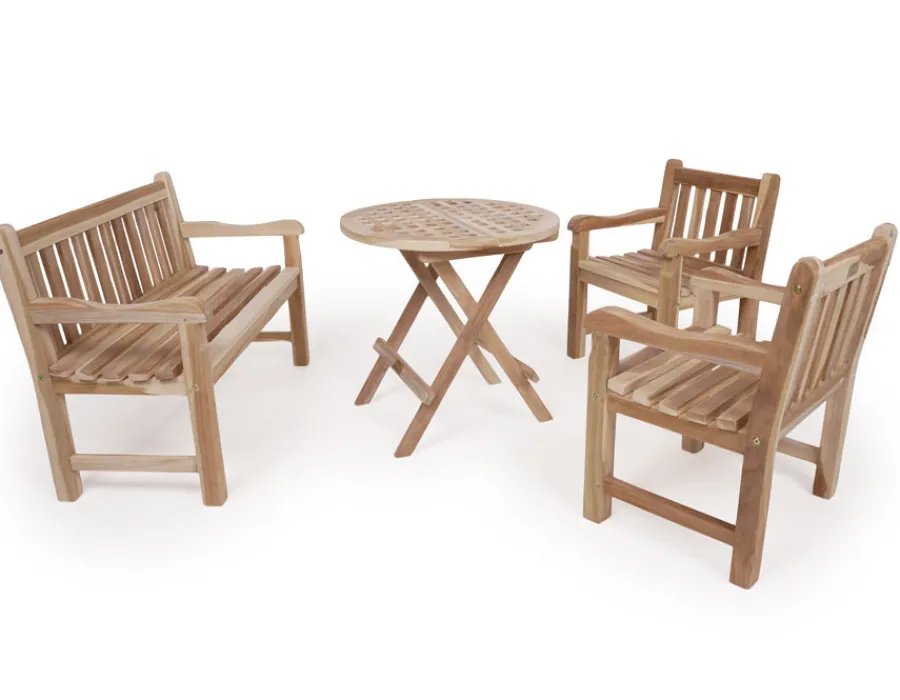 Børn Havemøbelland Dara Børnesæt - Teak