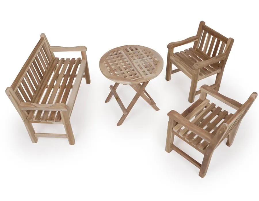 Børn Havemøbelland Dara Børnesæt - Teak