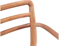 Havemøbelland Dasa Teak Spisestol m/naturfv. sæde