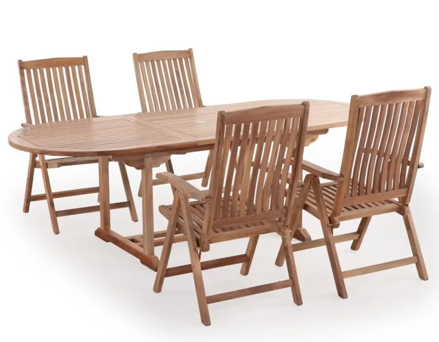 Havemøbelland Devon Luksus teak Havemøbelsæt