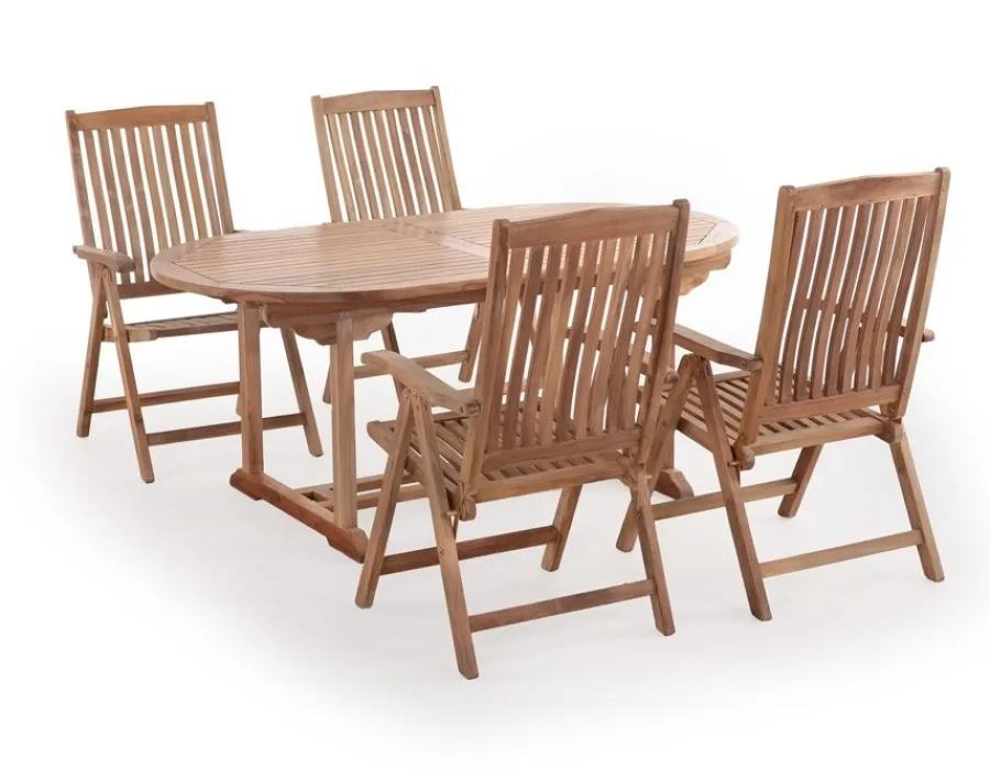 Havemøbelland Devon Luksus teak Havemøbelsæt