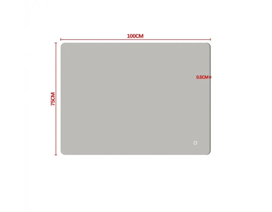 Havemøbelland Dorado Spejl - m/LED - 100x75 cm