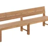 Havemøbelland Duncan Plankebænk m/ryglæn - 290 cm