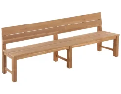 Havemøbelland Duncan Plankebænk m/ryglæn - 290 cm