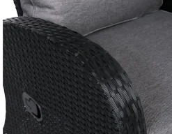 Havemøbelland Ella Relax Loungestol - Sort