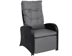 Havemøbelland Ella Relax Loungestol - Sort