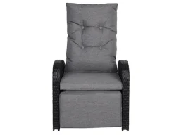 Havemøbelland Ella Relax Loungestol - Sort