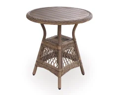 Havemøbelland Enø Brun Cafébord - Ø 70 cm