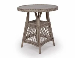 Havemøbelland Enø Lys Grå Cafébord - Ø 70 cm