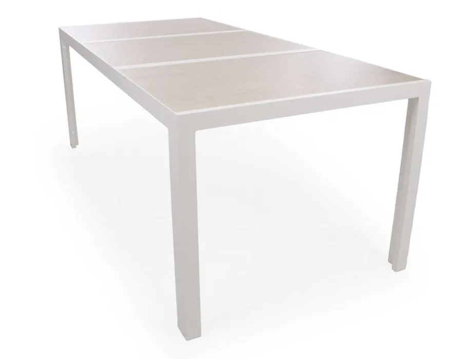 Havemøbelland Fanø Cebu Keramik Havemøbelsæt - 90x195 cm - Dusty/Beige