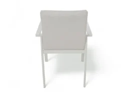 Havemøbelland Fanø Fejø Keramik Havemøbelsæt - 90x195 cm - Gråhvid/Beige