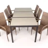 Havemøbelland Fanø Geneve Keramik Havemøbelsæt - 90x195 cm - Dusty/beige
