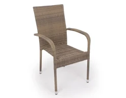 Havemøbelland Fanø Geneve Keramik Havemøbelsæt - 90x195 cm - Dusty/beige