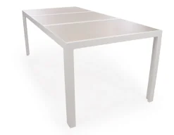 Havemøbelland Fanø Geneve Keramik Havemøbelsæt - 90x195 cm - Lysgrå