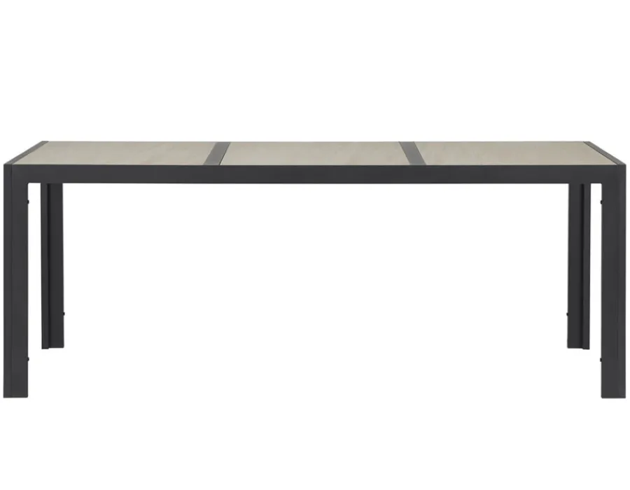 Havemøbelland Fanø Keramik Havebord - 90x195 cm - Beige