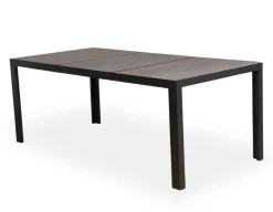 Havemøbelland Fanø Keramik Havebord - 90x195 cm - Grå