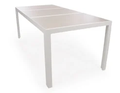Havemøbelland Fanø Keramik Havebord - 90x195 cm - Gråhvid/Beige