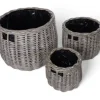 Havemøbelland Fletkurv - Kubu Naturrattan - Ø32 cm