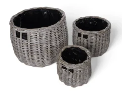 Havemøbelland Fletkurv - Kubu Naturrattan - Ø42 cm