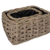 Havemøbelland Fletkurv - Kubu Naturrattan - 32x50 cm
