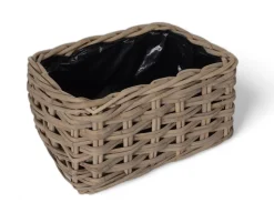 Havemøbelland Fletkurv - Kubu Naturrattan - 46x64 cm