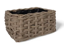 Havemøbelland Fletkurv - Kubu Naturrattan - 46x64 cm