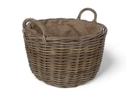 Havemøbelland Fletkurv - Naturrattan - Ø44 cm