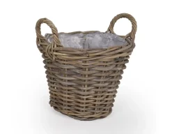 Havemøbelland Fletkurv - Naturrattan - Ø:30 cm