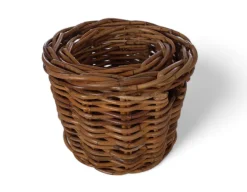 Havemøbelland Fletkurv - Naturrattan - Ø:60 cm